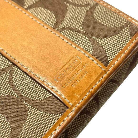 Coach (Vintage) Monogram Print Billford Wallet (Unisex) - Picture 11 of 12